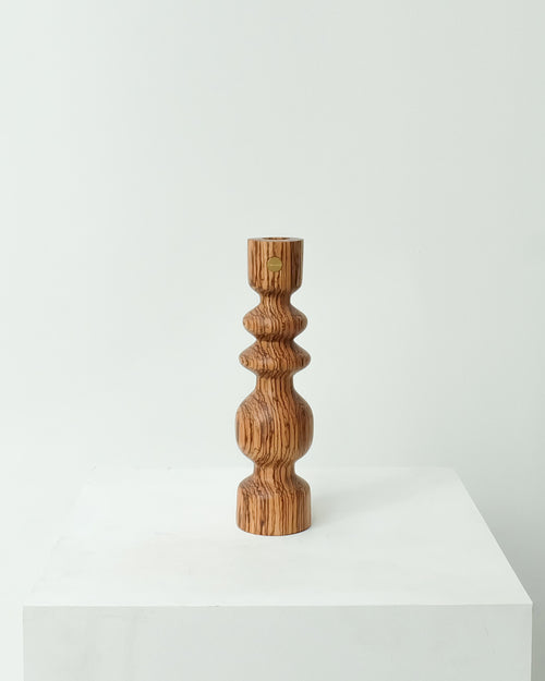 Bougeoir Olympe zébrano