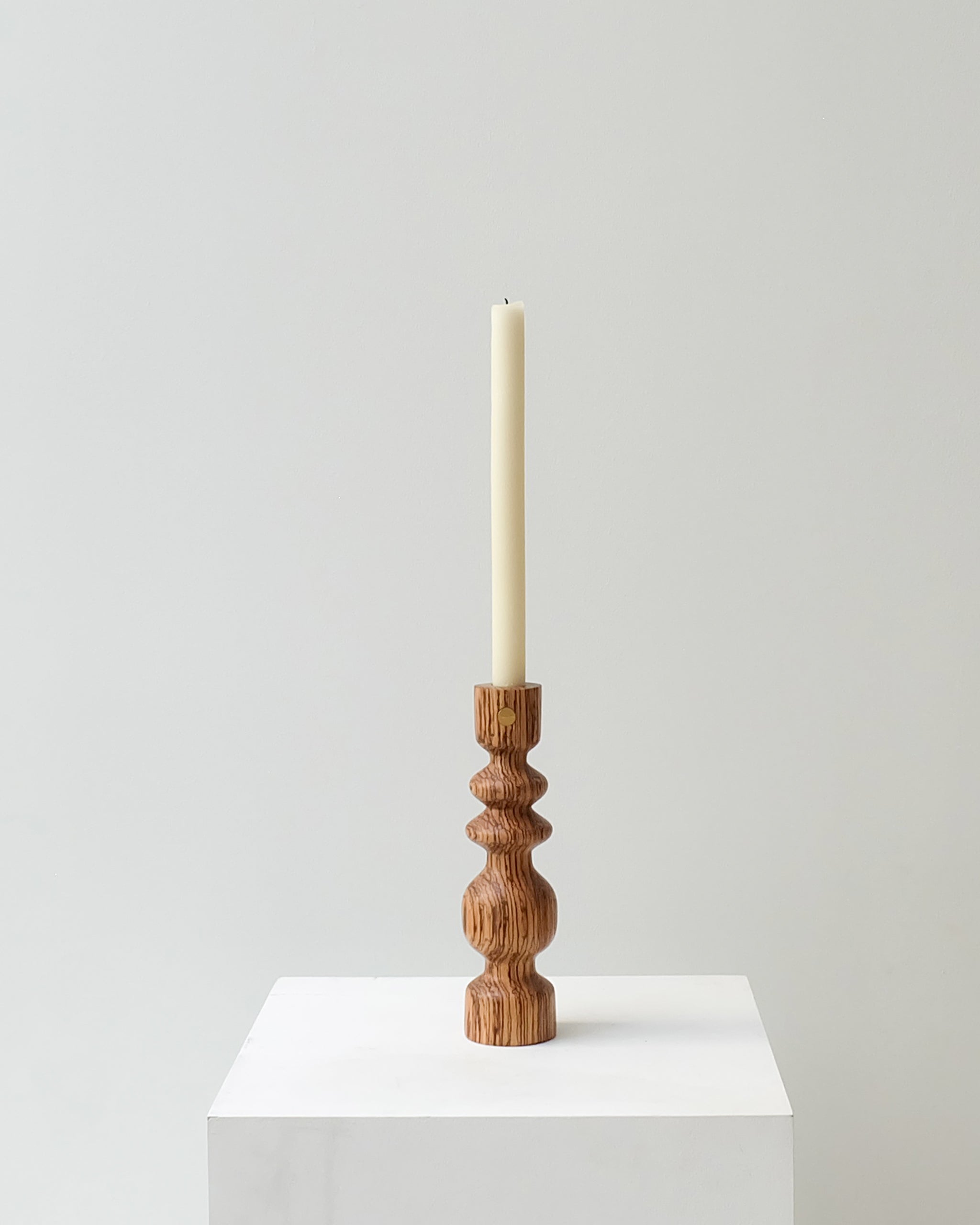 Bougeoir Olympe zébrano