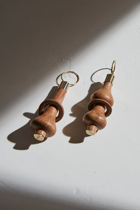 Boucles d'oreilles Marcia Baïla Noyer