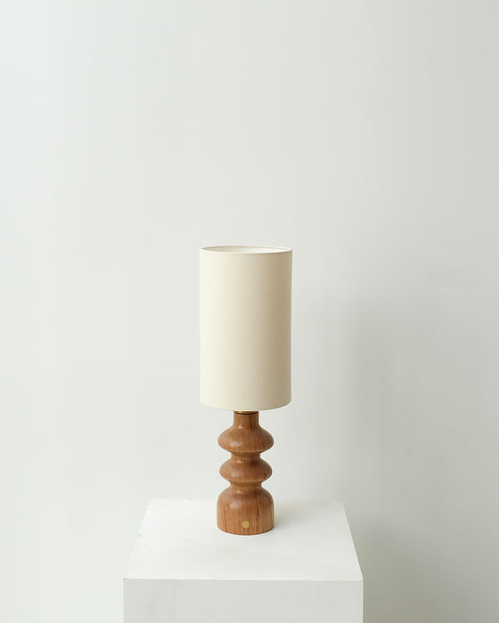Duo lampes Alma noyer