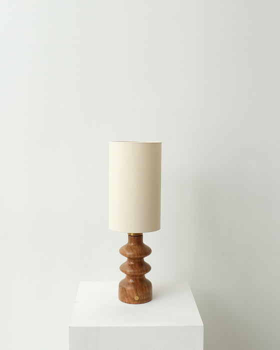 Duo lampes Alma noyer