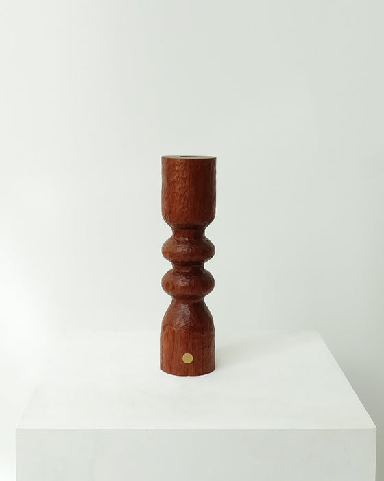 Bougeoir sculpté bubinga